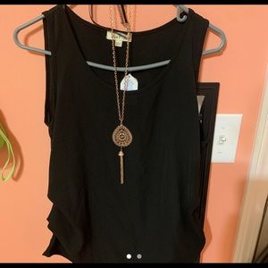 Black Tank Top / Blouse